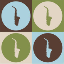 Saxophone d'art de bruit photo en relief