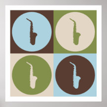 Saxophone d'art de bruit posters
