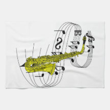 Saxophone Linges De Cuisine
