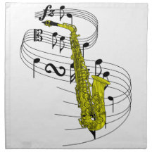 Saxophone Serviette