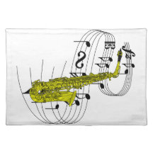 Saxophone Sets De Table