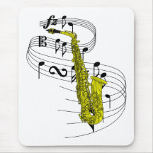 Saxophone Tapis De Souris