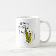 Saxophone Tasse À Café