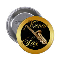 SAXOPHONE TÉNOR BADGE AVEC ÉPINGLE