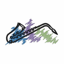 Saxophone polos brodés
