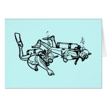 Scaphandre ! carte de vœux