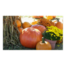 Scène d'automne de Halloween Cartes De Visite Personnelles