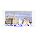 SCÈNE DE LONDRES ANGLETERRE (R-U) CARTES DE VŒUX AVEC PHOTO