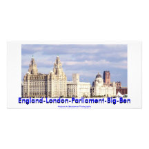 SCÈNE DE LONDRES ANGLETERRE (R-U) CARTES DE VŒUX AVEC PHOTO