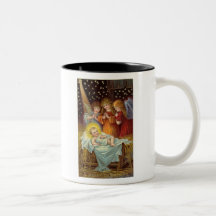 Scène de nativité de Noël Tasses À Café
