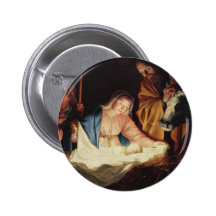 Scène de nativité pin's