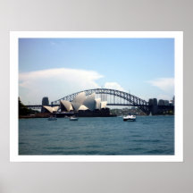 scène de port de Sydney Posters