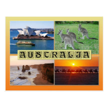 Scènes d'Australie Carte Postale