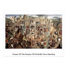 Scènes de la passion du Christ par Hans Memling Carte Postale