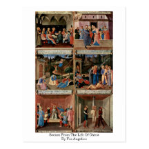 Scènes de la vie du Christ par ATF Angelico Carte Postale