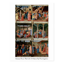 Scènes de la vie du Christ par ATF Angelico Carte Postale