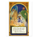 Scènes et Père Noël de nativité Cartes Postales