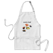 Scénographie de sushi tabliers