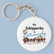 Schipperke extrêmement vilain porte-clés