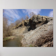 Schiste Highwall II de Woodford - norme Posters
