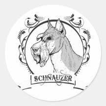 SCHNAUZER ADHÉSIF