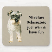 Schnauzer miniature Mousepad Tapis De Souris