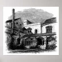 School de cathédrale de Chester de cloîtres et de  Affiches
