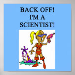 scientifique de femme poster