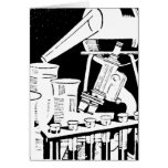 Scientifique de recherches cartes de vœux