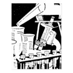 Scientifique de recherches cartes postales