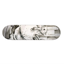 Scientifique fou plateau de skateboard