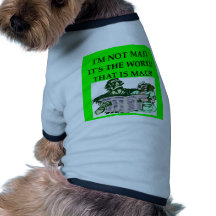 Scientifique FOU Tee-shirt Pour Animal Domestique