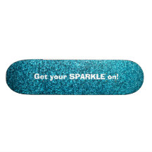 Scintillement bleu de Faux Skateboards
