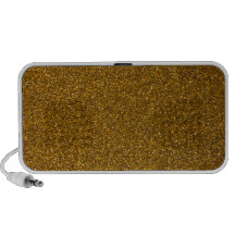 Scintillement d'or haut-parleur notebook