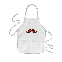 SCINTILLEMENT IMPRIMÉ PAR MOUSTACHE ROUGE DRÔLE TABLIER
