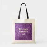 Scintillement pourpre de Faux Sac Fourre-tout