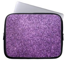 Scintillement pourpre de Faux Trousse Ordinateur