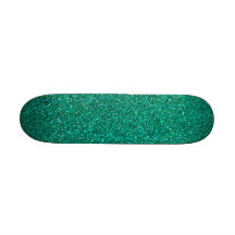 Scintillement vert planches à roulettes customisées