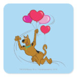 Scooby Doo - ballons de coeur autocollants