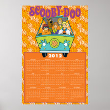 Scooby-Doo le calendrier de la machine 2012 de mys Affiches