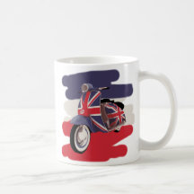 Scooter de Britannique d'Union Jack Tasse À Café