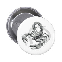 Scorpion le signe d'étoile ou de naissance de scor pin's avec agrafe