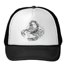 Scorpion le signe d'étoile ou de naissance de scor casquette de camionneur