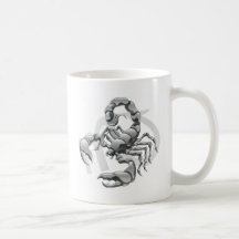 Scorpion le signe d'étoile ou de naissance de scor tasse à café