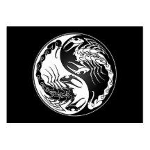 Scorpions de Yin Yang Cartes De Visite Personnelles