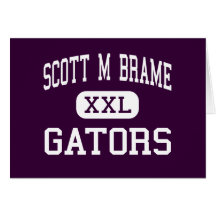 Scott M Brame - alligators - junior - l'Alexandrie Carte De Vœux