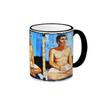 Scribe égyptien tasses