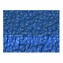 Sculpture bleue en cygnes photo en relief