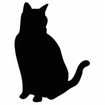Sculpture en photo de chat noir photo sculpture