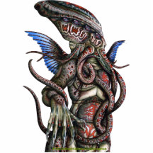 Sculpture en photo de Cthulhu Découpage En Acrylique